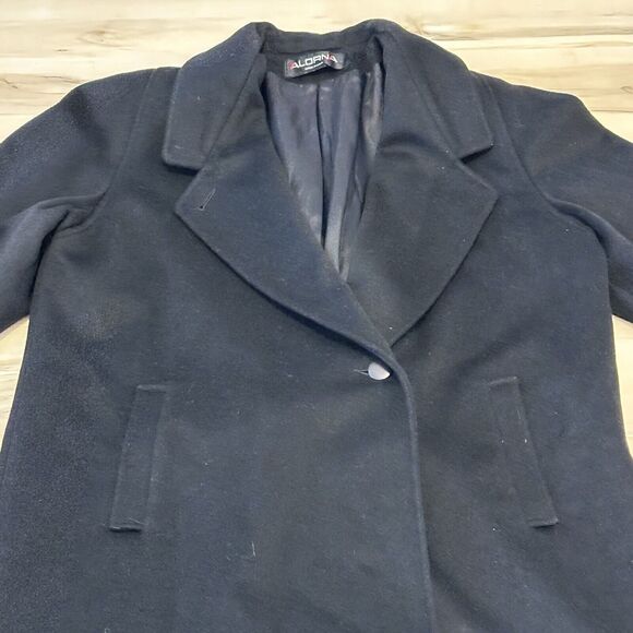Alorna by Forstmann Women 16 18 Coat Wool Overcoat Lined Wool Vintage - Picture 3 of 10